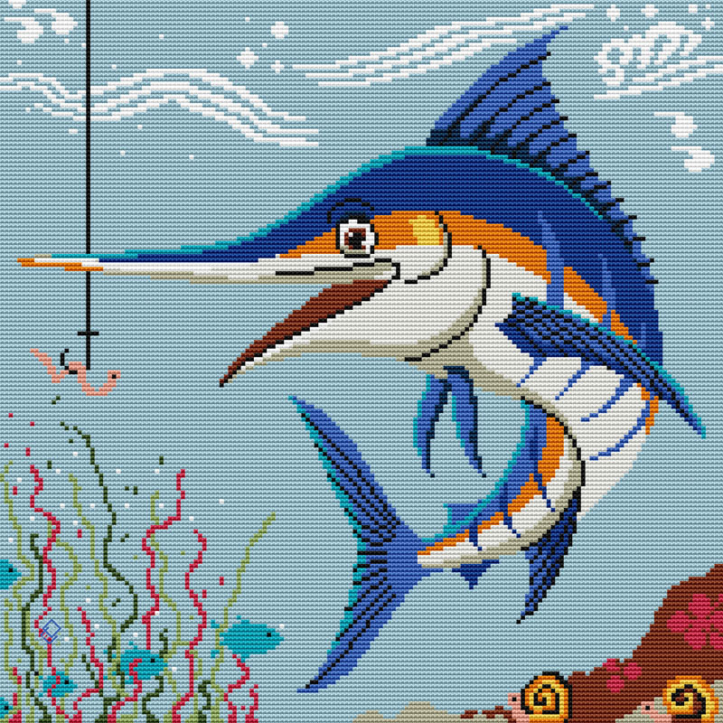 Hooked Needlepoint Tapestry Digital Download Chart